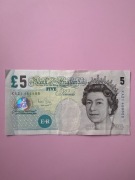 Pięć funtów brytyjskich starych 