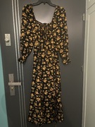 Shein sukienka modny wzór kwiaty kwiecista hit roz.36 