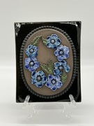 211. Jie Gantofta, ozdobny kafel, ceramiczna tabliczka vintage, Szwecja