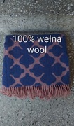 szal wełniany szalik duży 100% wełna wool by malene Birger wzory