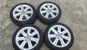 Oryginalne alufelgi 5x112 Audi 7,5jx17h2 ET45 z oponami 17 cala