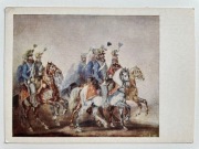 PIOTR MICHAŁOWSKI NIEBIESCY HUZARZY pocztówka