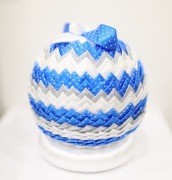 Bombka Karczoch rękodzieło z podstawką - 16 cm