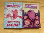 Książki "Hej Jędrek: przepraszam czy tu borują+Hej Jędrek: gdzie moja forsa