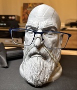 Tytanowe oprawki okulary niebieskie kwadratowe