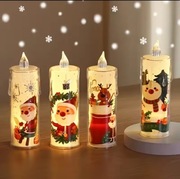 Świąteczny Zestaw 4 Świec LED