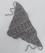 Ażurowa chusta bandana handmade – Len & Bawełna – Boho