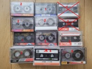 Kasety magnetofonowe SONY TDK PHILIPS BASF FUJI MAXELL SKC RAKS i inne