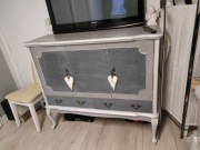 Komoda Ludwik,shabby Chic,duża masywna