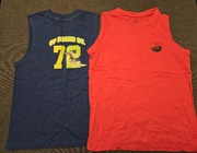 2 koszulki bez rękawów rozm. 146