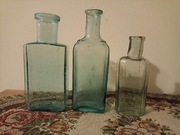 Stare w pięknym kolorze butelki apteczne FR.JUNG&C