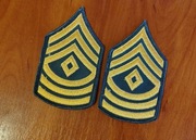 Naszywka - US Army - First Sergeant E-8 (Green/Gold) 1SG - para