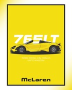 Plakat McLaren 765LT, 30x40 + ramka - plakat samochodowy
