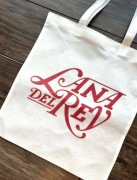 Torebka torba tote bag materiał non woven lana del rey 