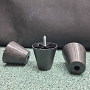 Zestaw Nóżek do sofy, stożkowa czarna. 50 sztuk