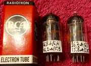 2 x RCA USA 6211 zamiast ecc83/12AX7 Wzmocnienie Gain 170% z 1960r.