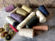 duży zestaw nici 