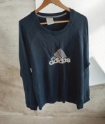 Męska klasyczna bluza firmy Adidas r 40/ L granatowa niebieska