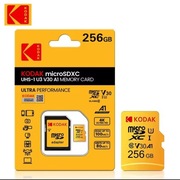 Micro SD 256GB U3 V30 marki Kodak, nowa, oryginalna karta pamięci 
