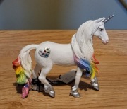 Schleich bayala koń tęczowy jednorożec ogier figurka model z 2021 r.