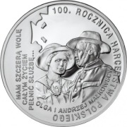 Moneta 10 zł 100. rocznica Harcerstwa Polskiego