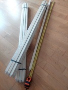 Podpórki .patyki drewniane  roslin 10szt  20x20mmx100cm