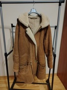 Kożuch damski naturalny/kurtka zimowa r.s