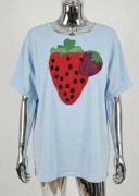 Zentex bawełniana tunika do jeansów 48 50 52 truskawka 3d