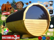 SAUNA Ogrodowa 300cm + PRZEDSIONEK + OKNO 50% + GRATIS Beczka 500L = Wycena
