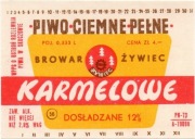 etykieta piwna - browar Żywiec