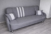 Designerska Sofa 3-osobowa Funkcja Spania Styl Loft