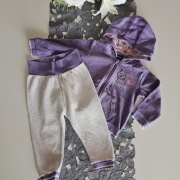 Zestaw komplet spodnie+bluza, r. 74-80, 2-pak