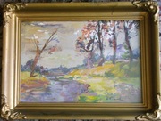 Obraz Edwarda Wieczorka "Pejzaż"