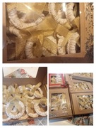 Pudełko prezentowe zawieszki świąteczne 10 sztuk 