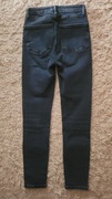 Zara jeansy granat skinny 34