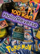 Zestaw/Bulk 100 kart Holo/Reverse Pokémon TCG 