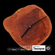 Zegar z plastra teczyny