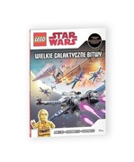 nowa książka Wielkie galaktyczne bitwy- Lego Star Wars  naklejki komiks