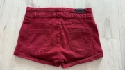 PULL&BEAR Jeansowe krótkie spodenki szorty damskie bordowe M 38