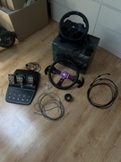 Logitech g923 + druga kierownica + akcesoria