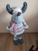 Świąteczna figurka. Renifer, skrzat, Mikołaj JUMI