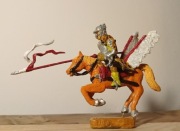 Husarz z kopią i proporcem-figurka 