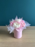 Candle flower box - wieczny bukiet sojowy własnoręcznie robiony