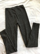 Legginsy xs ciepłe w jodełkę, elastyczne