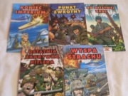 Komiksy II Wojna Światowa x5 Punkt zwrotny Wyspa strachu Koniec Imperium