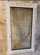 Okno Drutex 84x142 (jak nowe) + parapet z konglomeratu