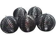 Bombki szydełkowe czarne 