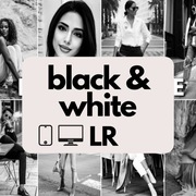 Presety do Adobe Lightroom Na Każde Urządzenie Czarno - Białe