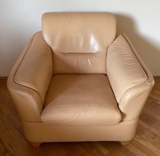 Fotel Skórzany KLER Stan Bardzo Dobry