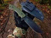Ranger Olive Taktyczny Nóż Ręcznie Robiony Custom Resor 